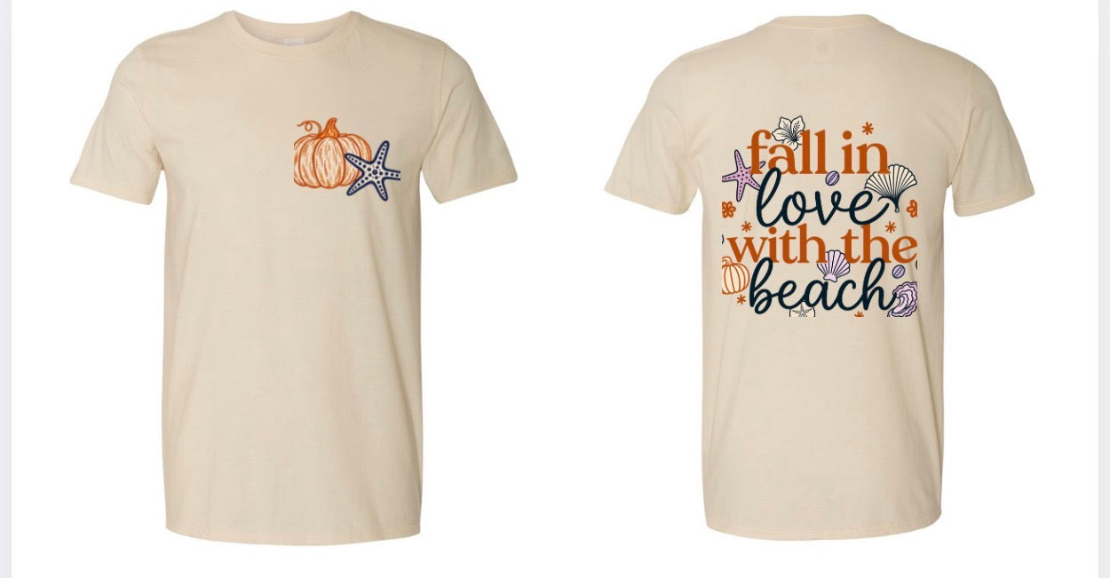 Front/Back Fall in Love with the Beach