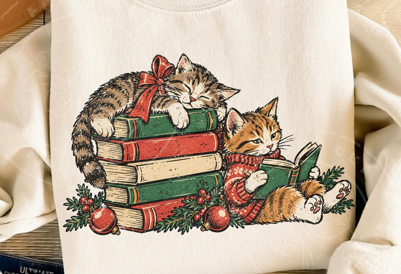 Christmas Cats Reading