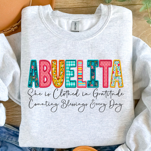 Abuelita Clothed in Gratitude