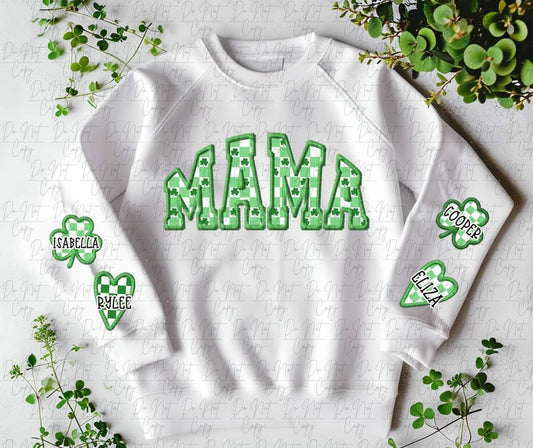 Custom Mama shamrocks