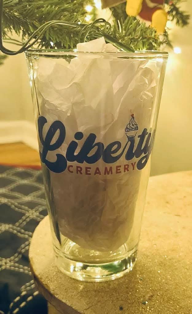 Liberty Creamery Glass Cup