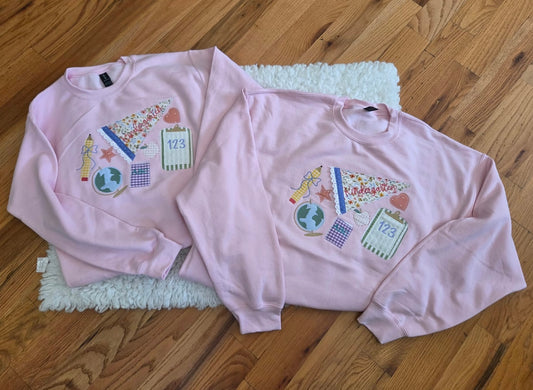 School Grade Teacher Embroidery