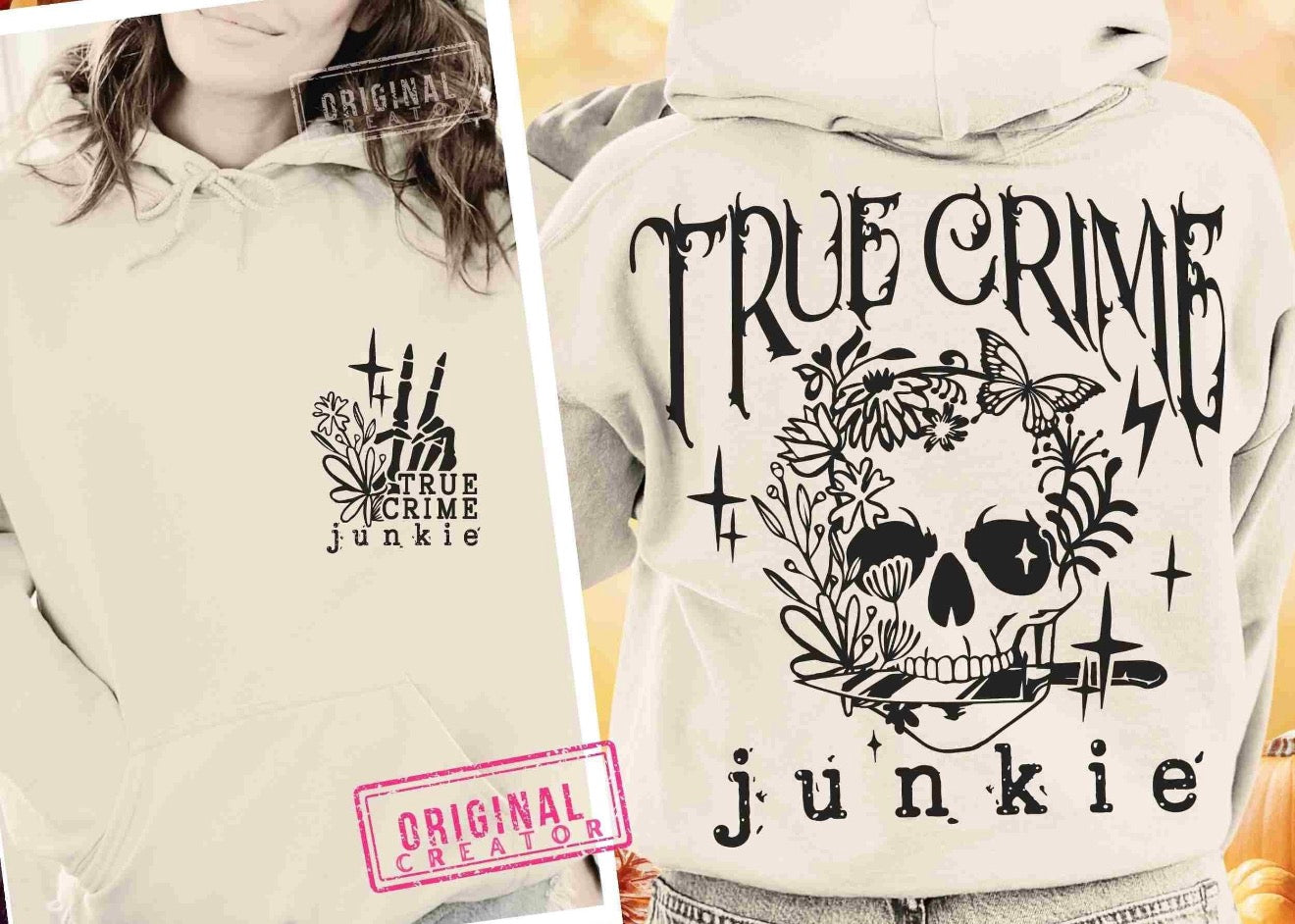 Front/Back True Crime Junkie