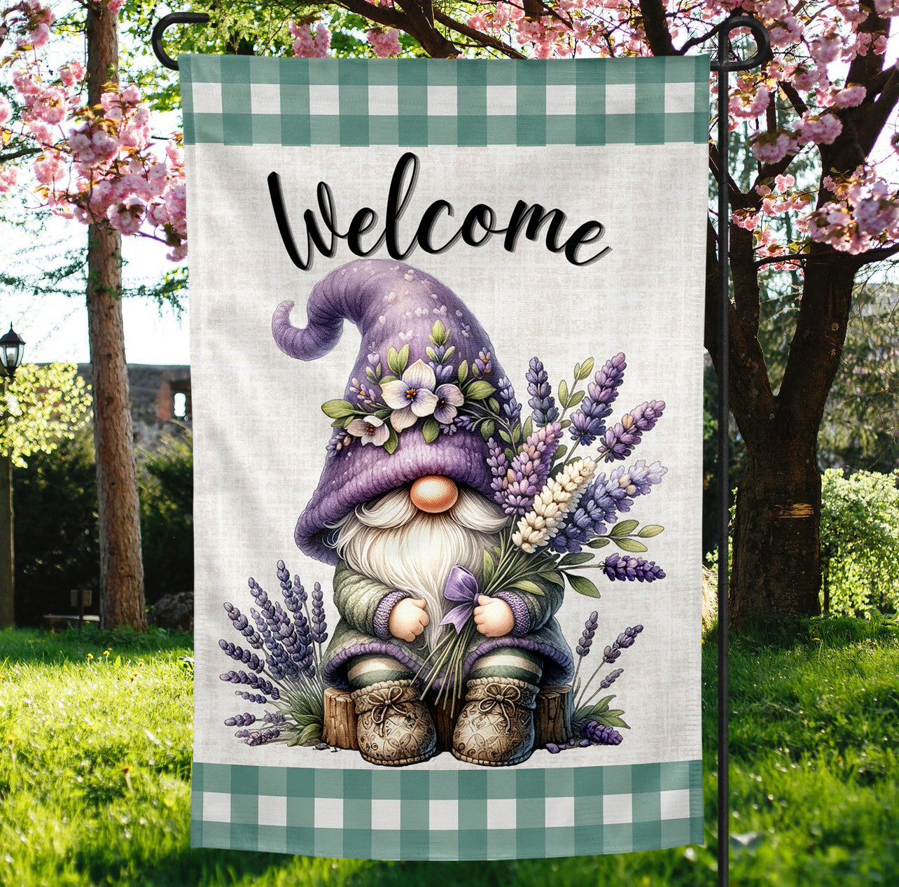 Lilac Gnome Flag