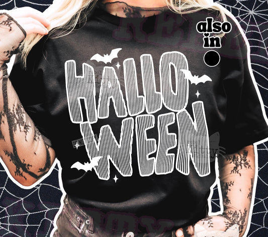Halloween White Font