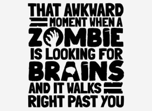 Zombie Awkward Moment