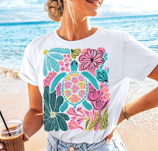Boho Sea Turtle