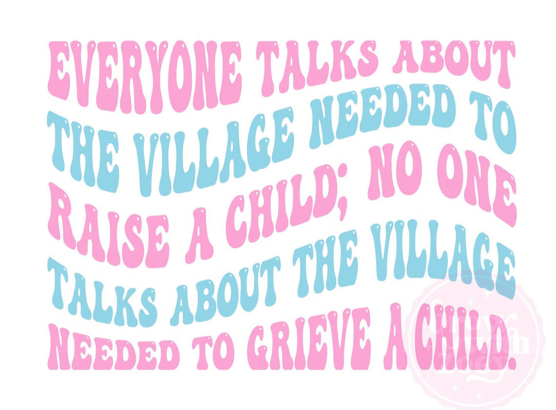 Village to grieve a child