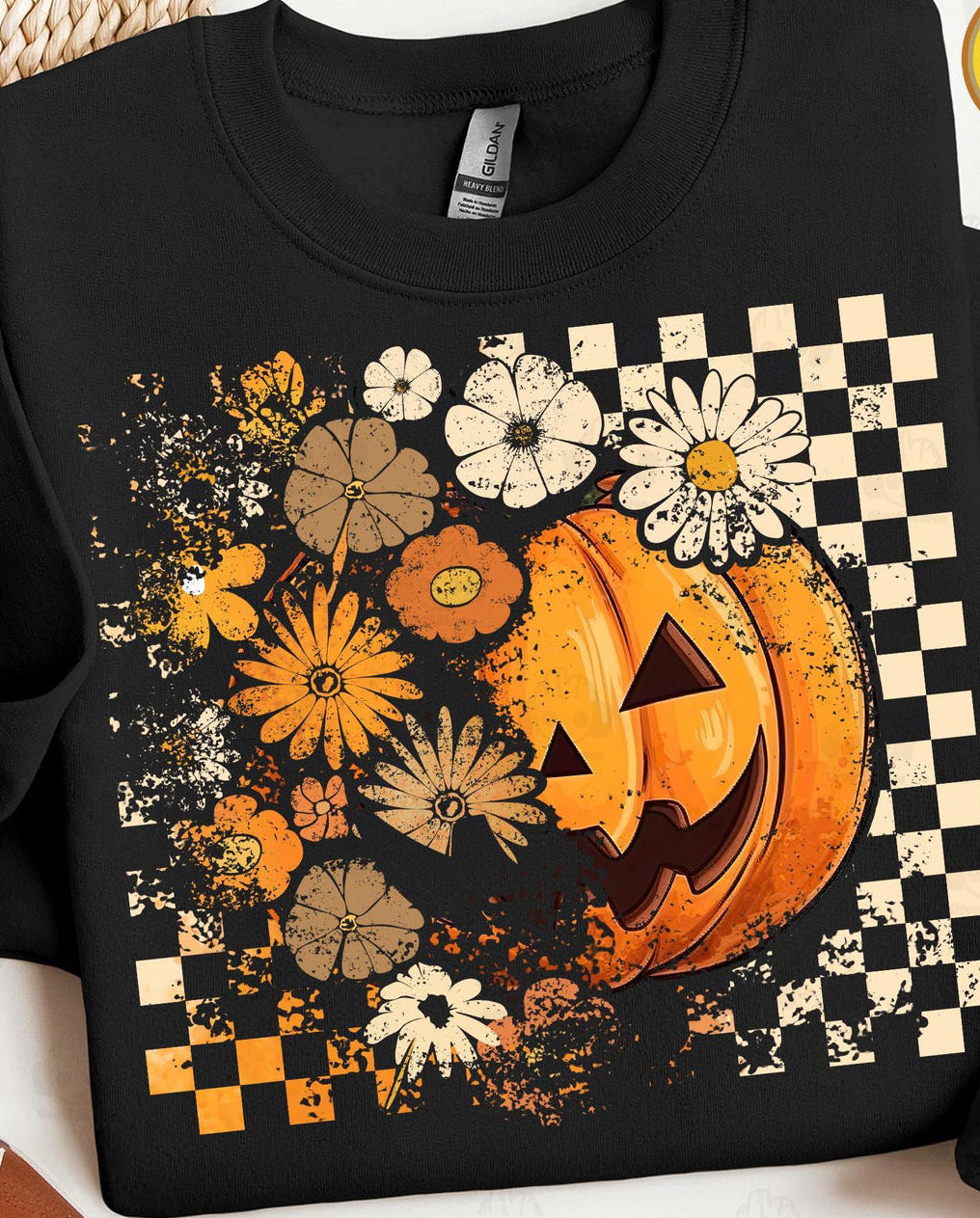 Floral Fall Pumpkin