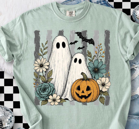 Vintage Boho Floral Ghost