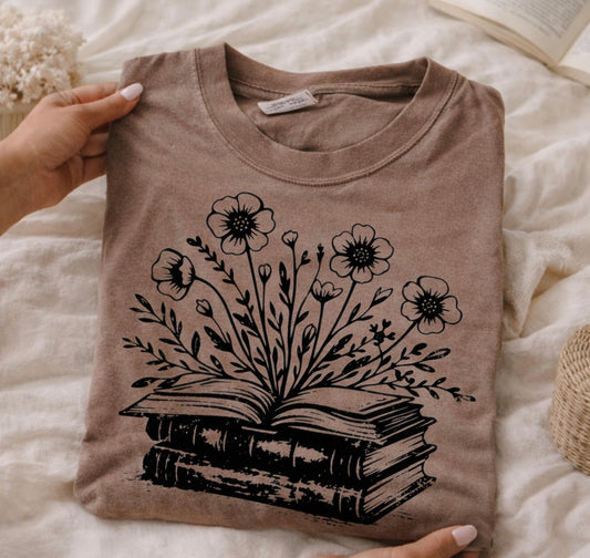 Vintage Book Flowers