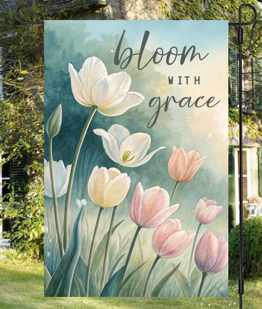 Bloom with Grace Flag