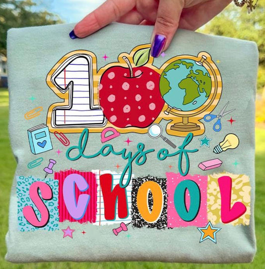 Preppy 100 Days of School Adult