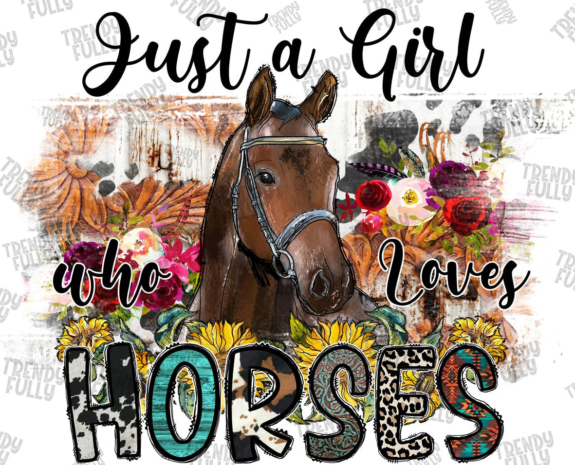 Just a girl who loves horses youth