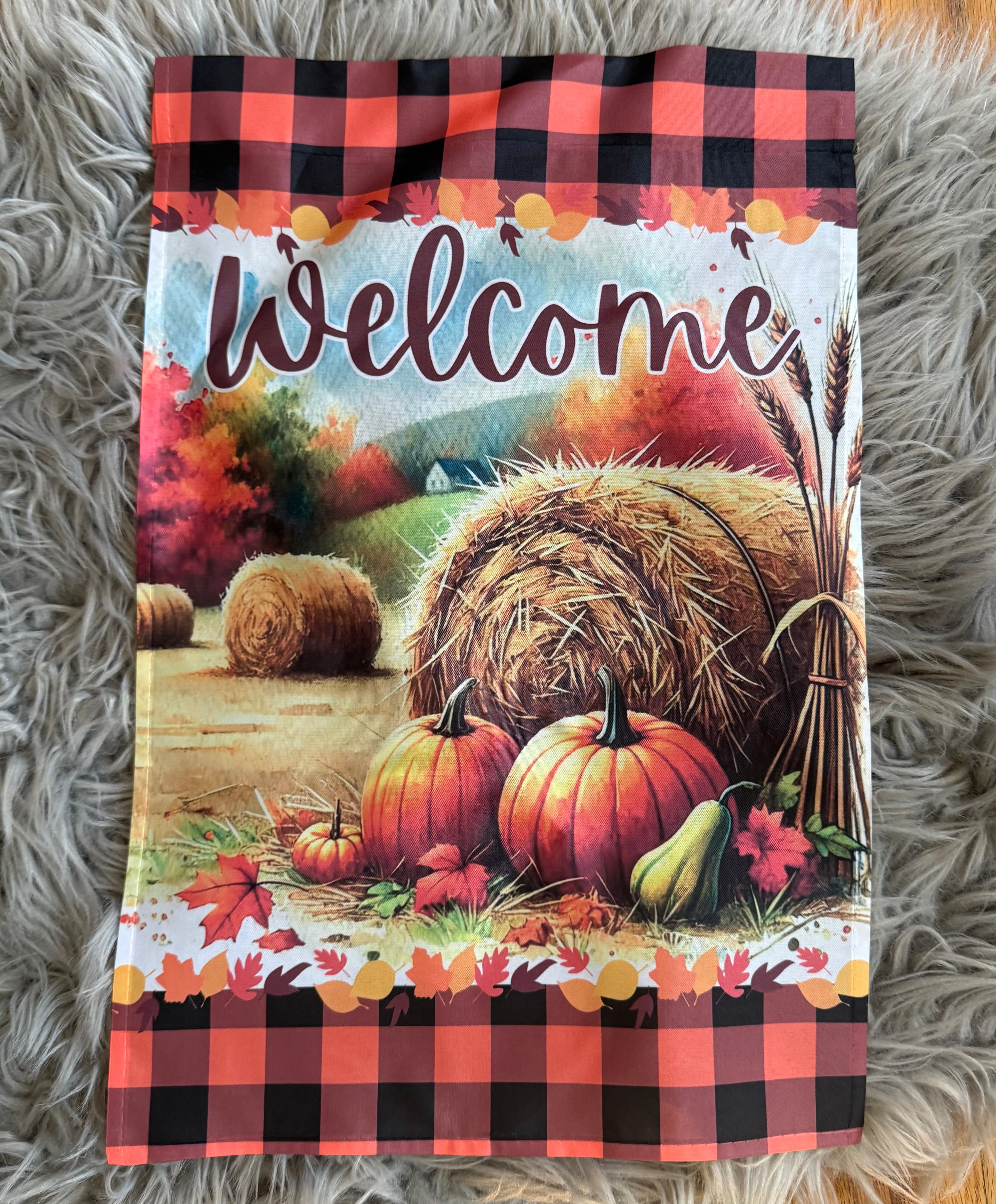 Welcome Fall Flag – Carlee's Customs