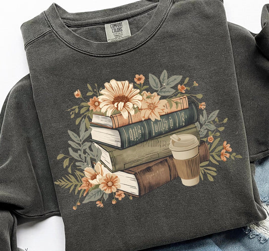 Boho Floral Coffee Books