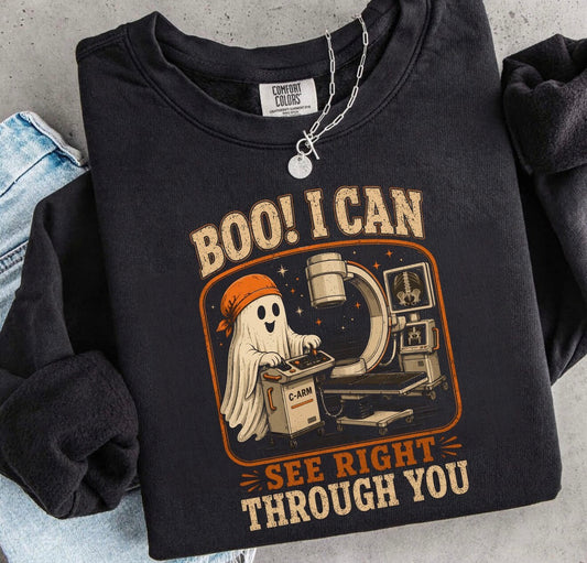 Boo I can see right through you