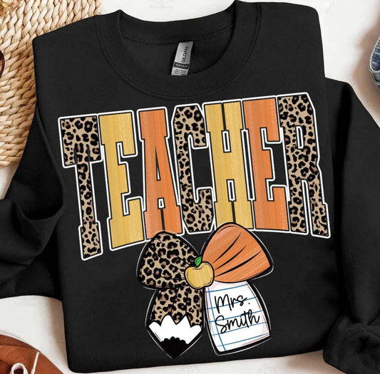 Custom Fall Teacher