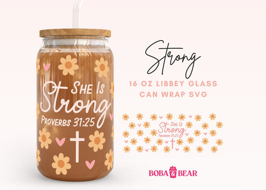 She is strong Libby Glass