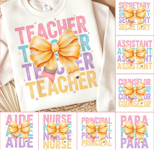 School Occupation Pencil Bow