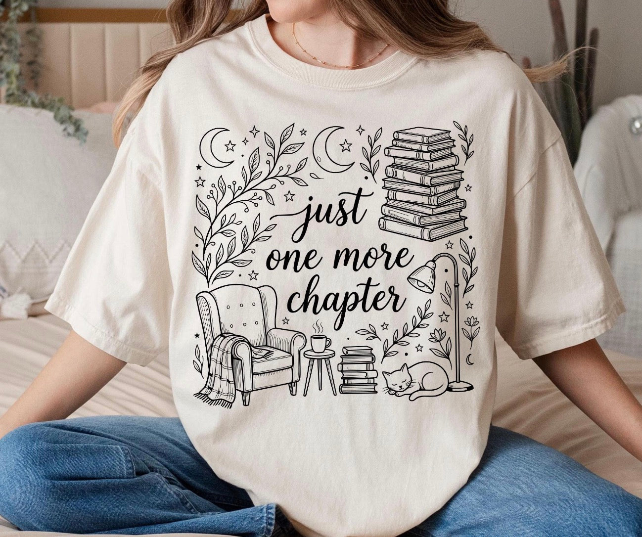 Just one more chapter black font