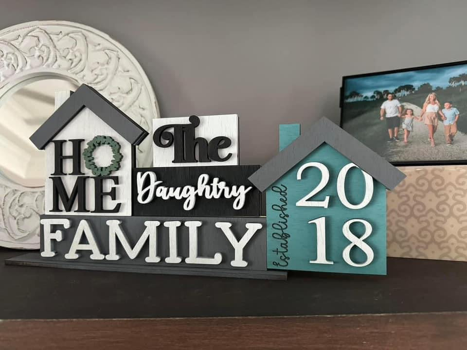 Home Sign – Carlee's Customs