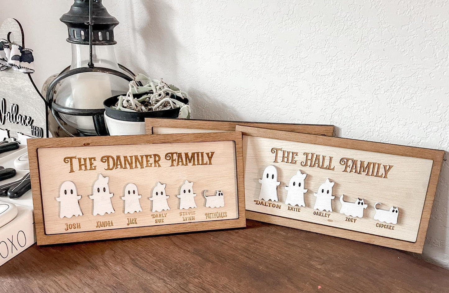 Custom Ghost Family Sign