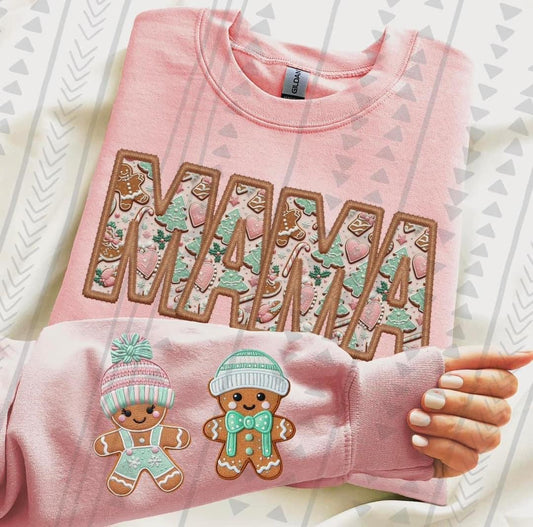 Custom Gingerbread Mama W/Sleeve