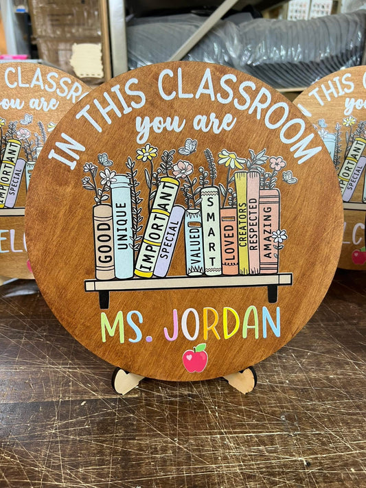 In this Classroom Sign