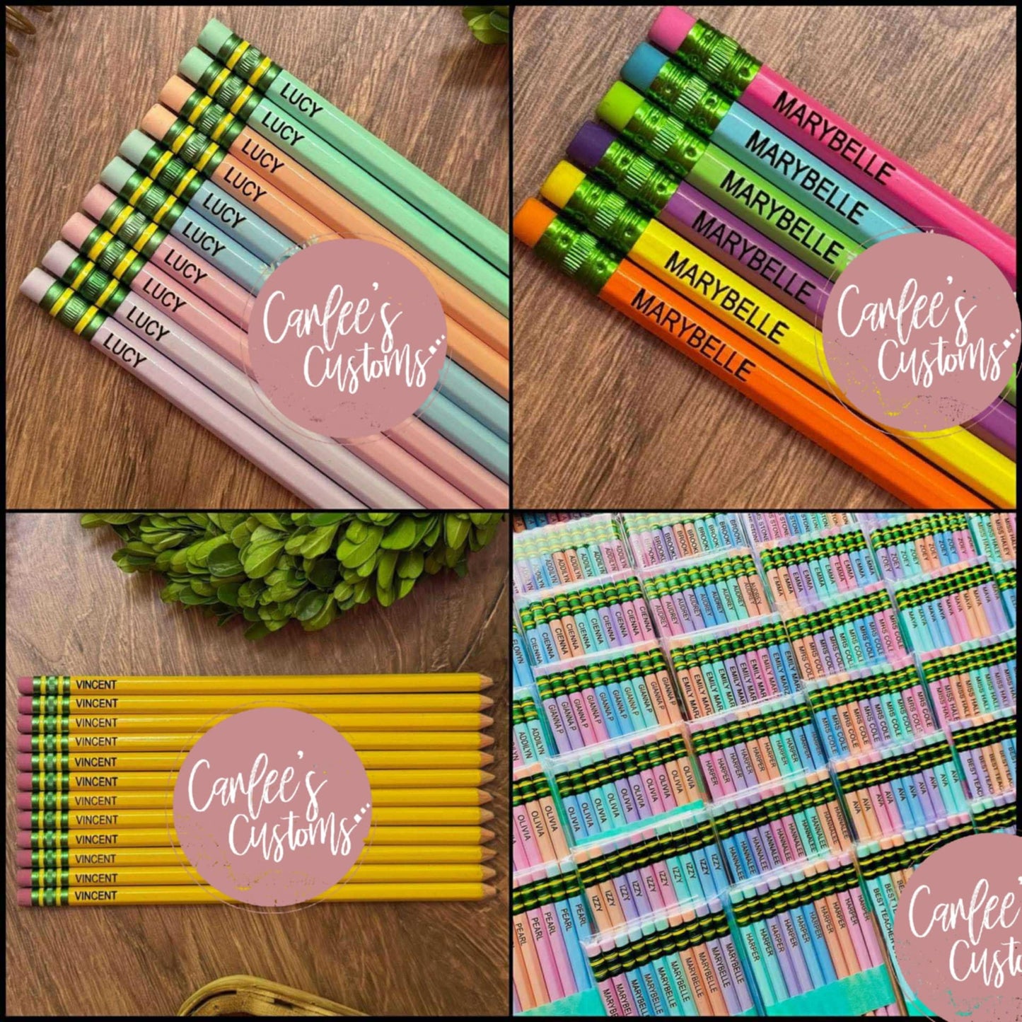 Engraved Pencils