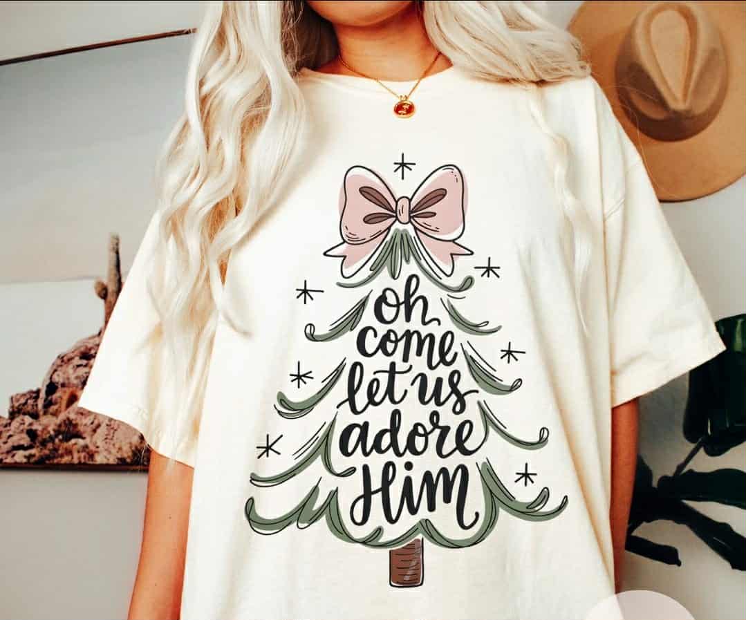 Oh come let us adore him