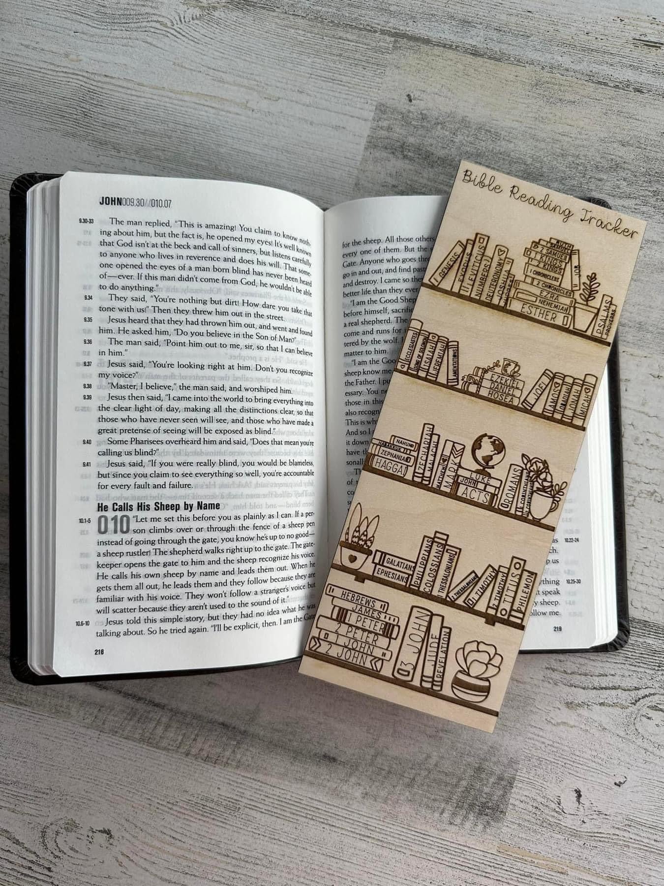 Bible Reading Tracking Bookmarks