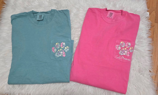 Paw Print Pocket Embroidery