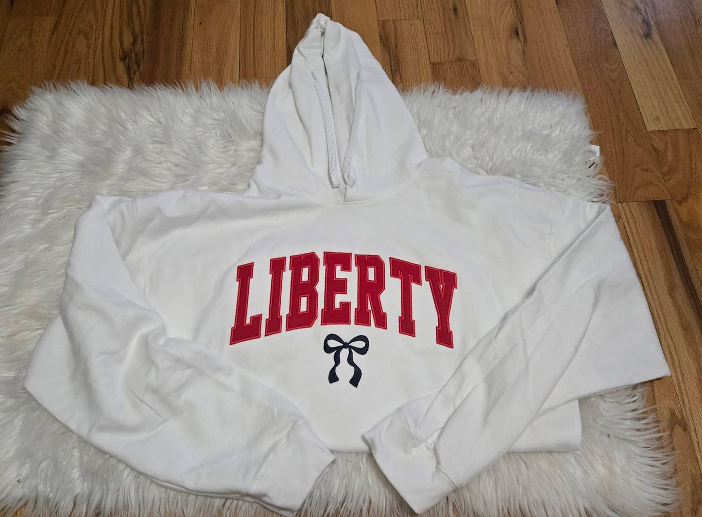 Custom Word W/Bow Embroidery