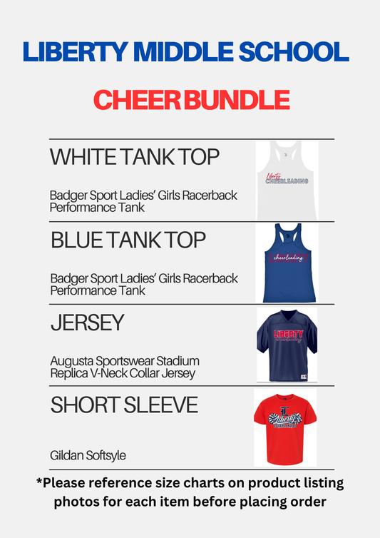 Liberty Middle School (LMS) Cheer Bundle
