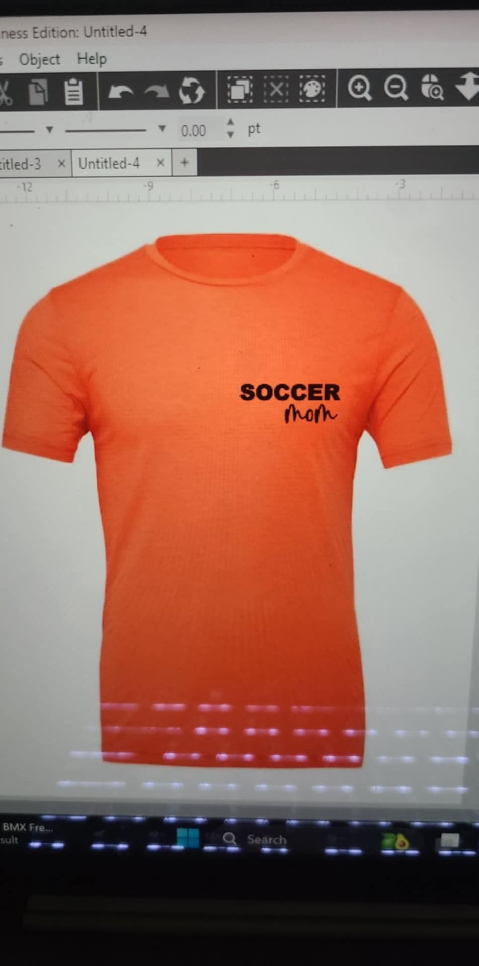 Personalized Boy Soccer Mom Front and Back