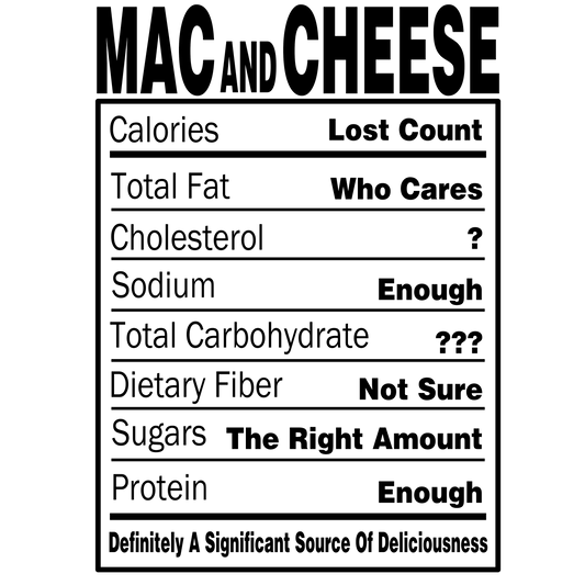 Mac & Cheese Nutritional Facts