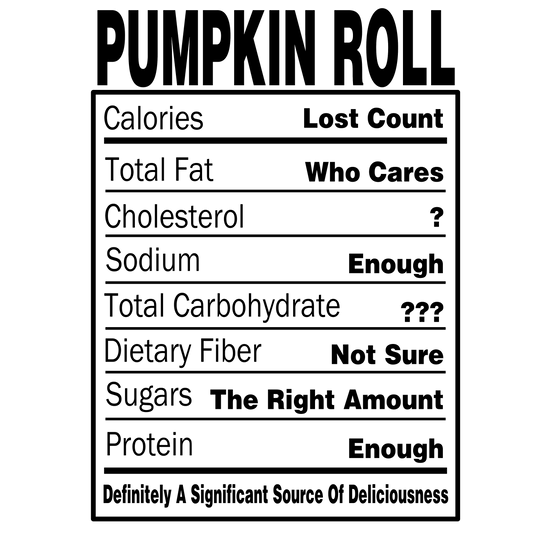 Pumpkin Roll Nutritional Facts