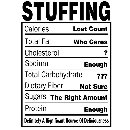 Stuffing Nutritional Facts