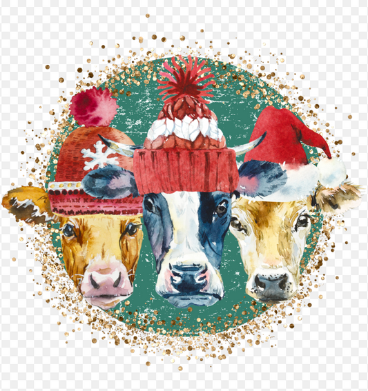 Christmas Cows