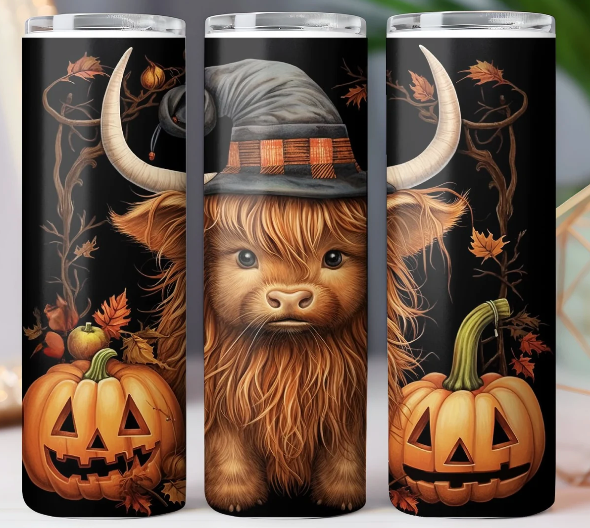 Baby Highland Halloween Tumbler