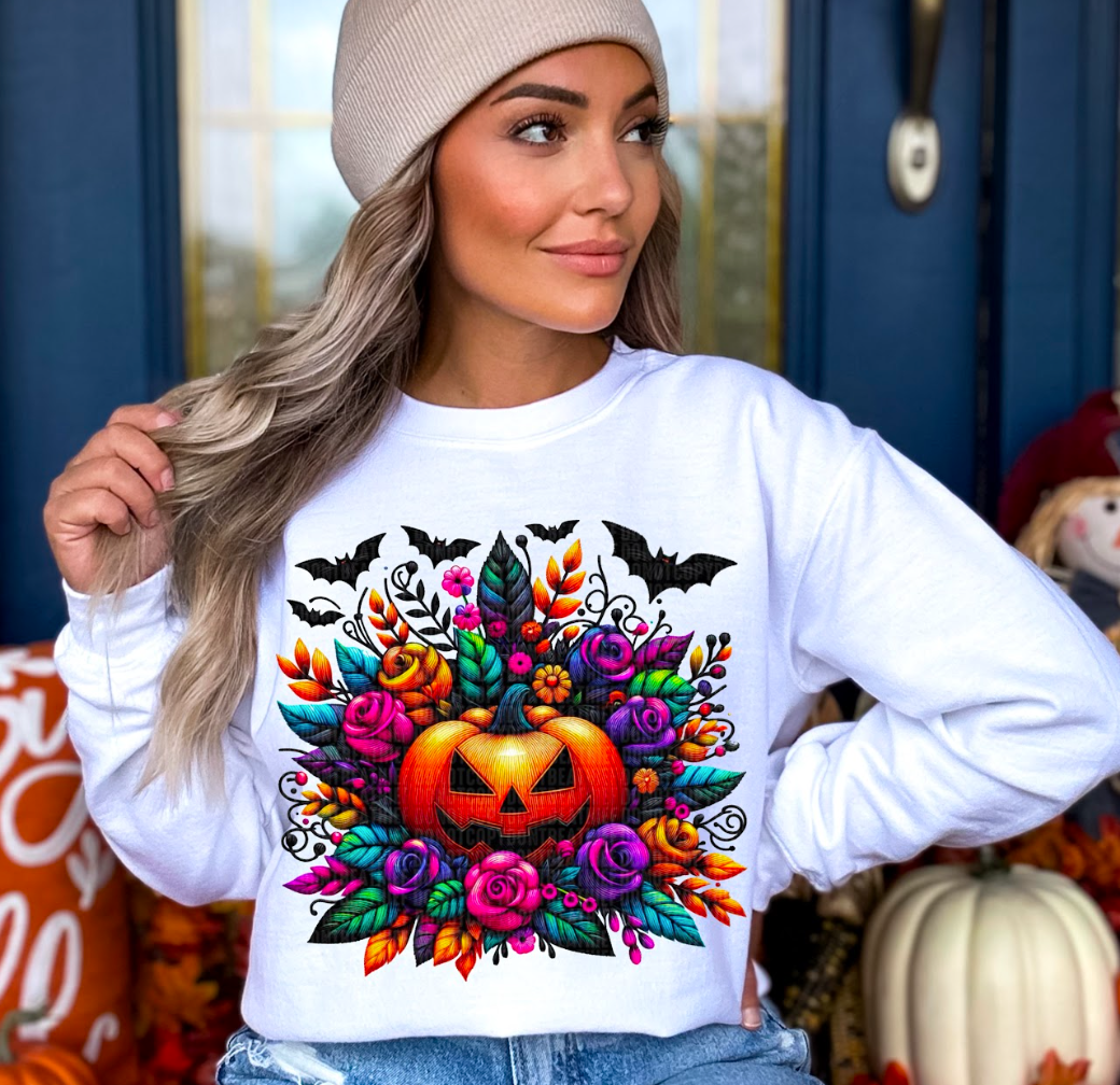 Pumpkin on Floral