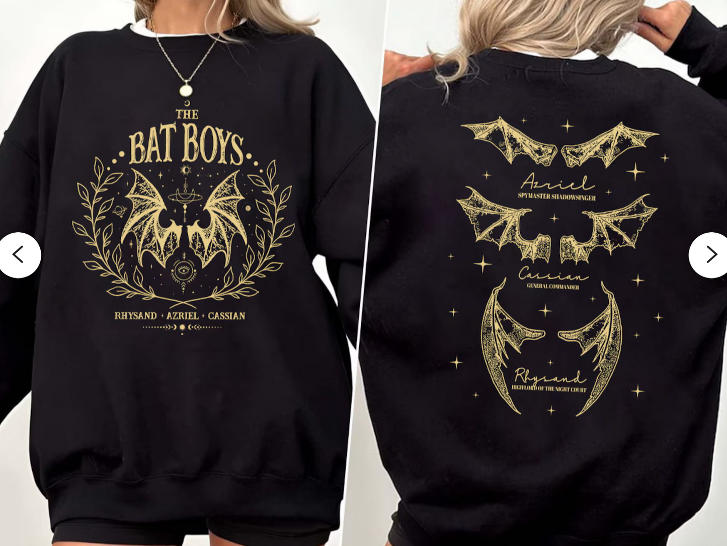 Bat Boys Front Back