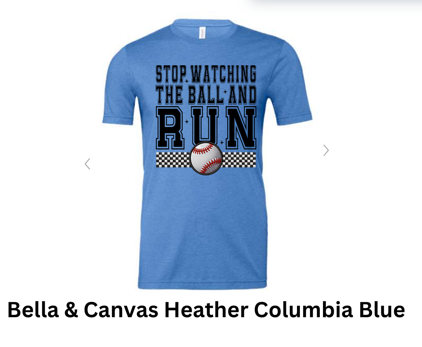 Stop watching the ball baseball