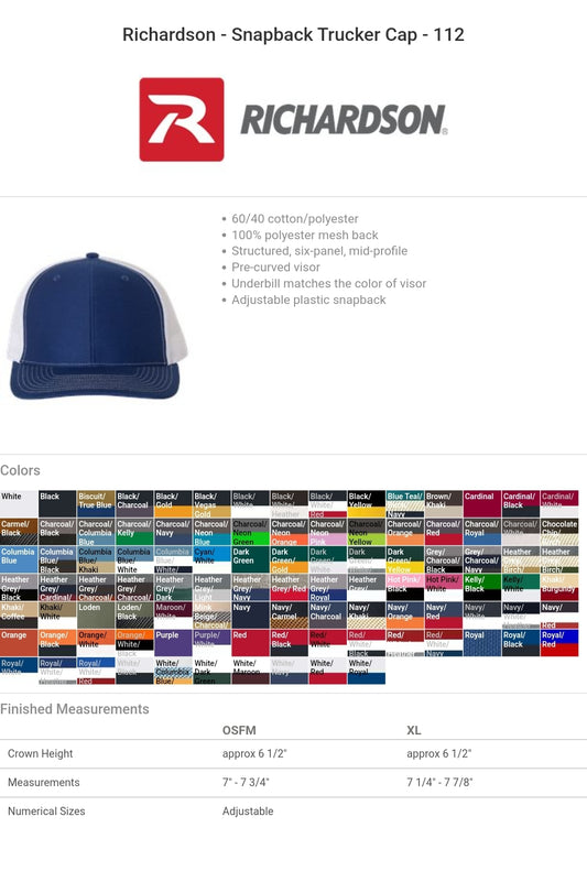 Any design Hats (can put any name/design on them just specify in box) also put color of hat wanted!
