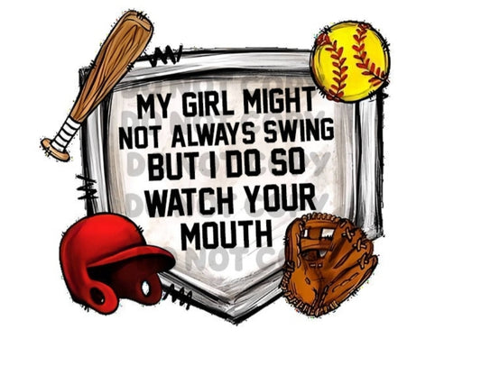 My girl may not always swing but I do