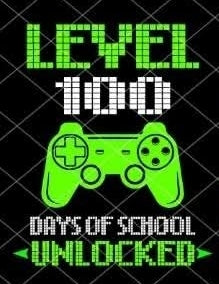 100 days of school unlocked