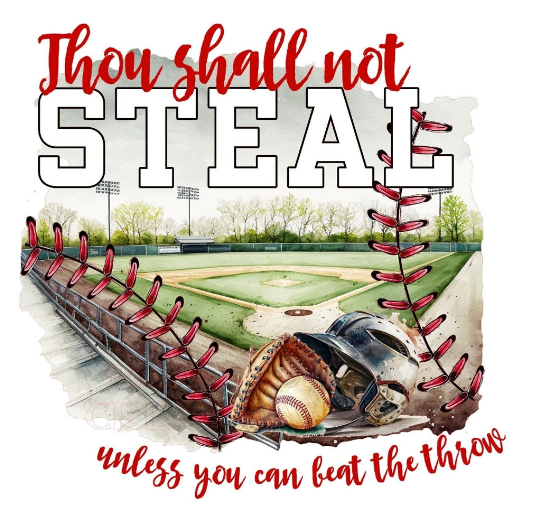 Thou should not steal softball