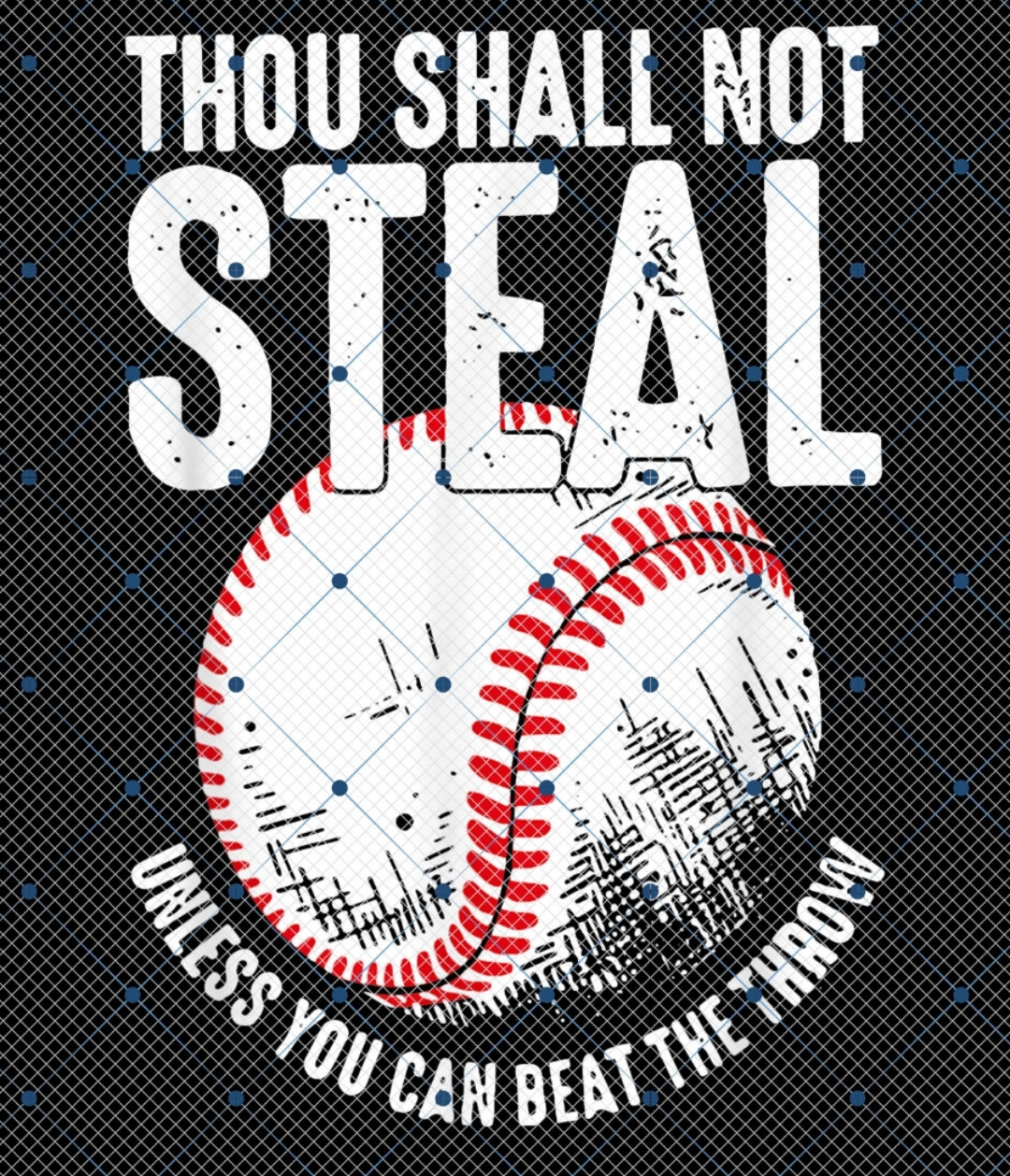 Thou should not steal baseball