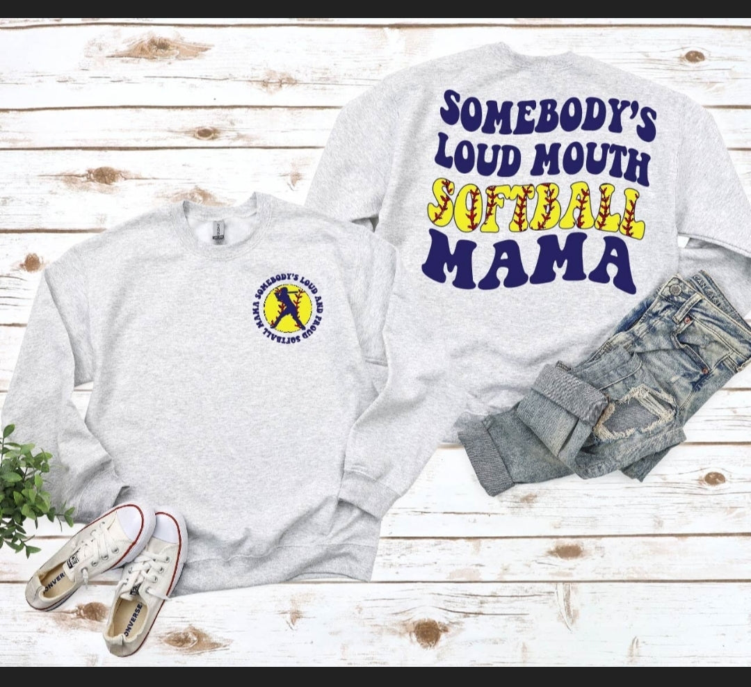 Somebody’s loud mouth softball mama